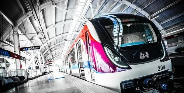 O metrô de Salvador recebeu investimentos de cerca de R$ 5,8 bilhões (Divulgação)
