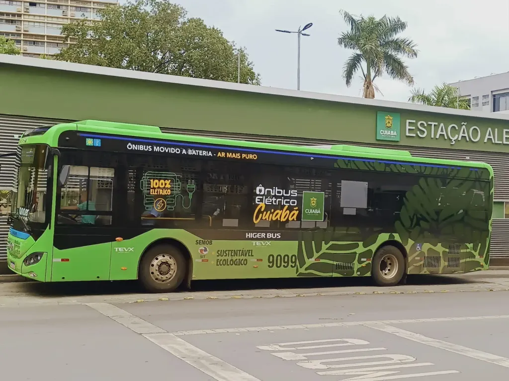Veículo com zero emissões e ar-condicionado ecológico circulará na capital de Mato Grosso (Divulgação)