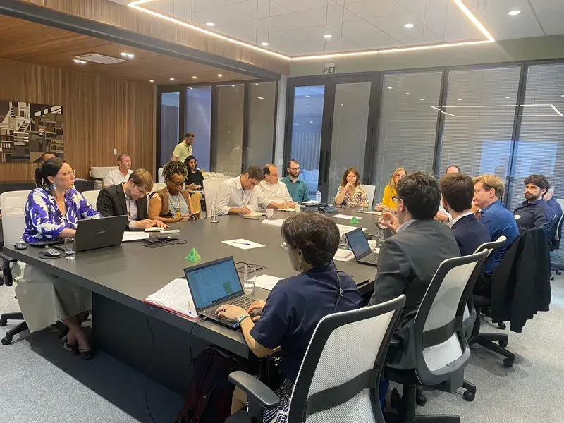 Especialistas do KfW se reúnem com representantes da prefeitura (Divulgação)