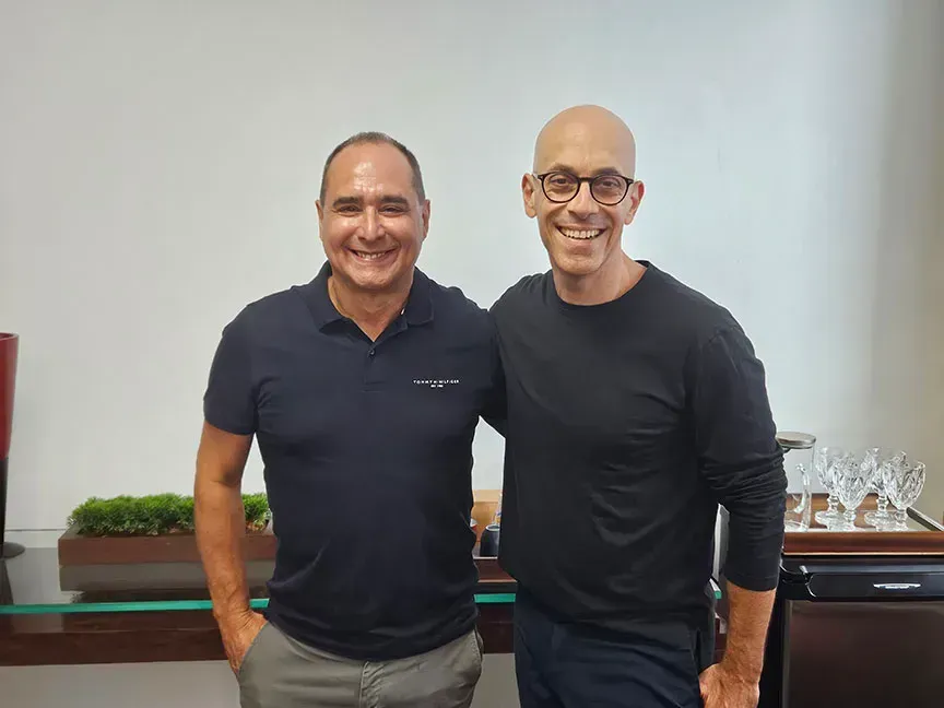 Maurício Rigotto, da BIG Benefícios, e Daniel Médici Lourenson, da KIM (Divulgação)
