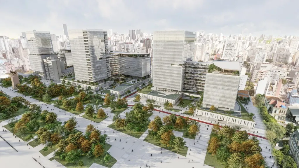 Projeto do Novo Centro Administrativo Campos Elíseos (Divulgação Agência SP)