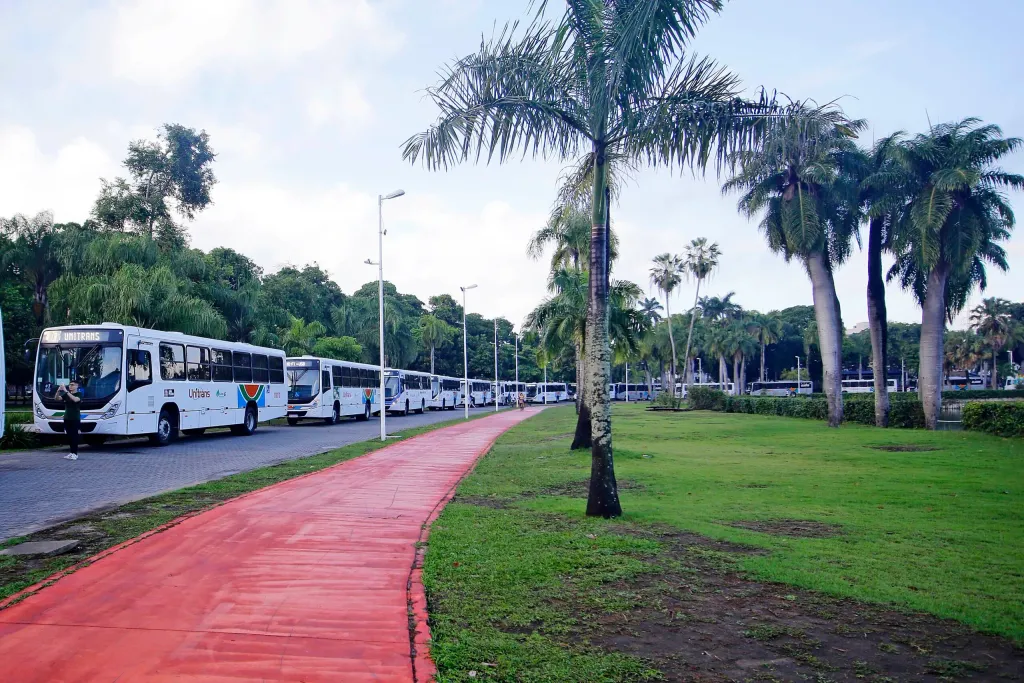 Apresentação da nova frota à população (Imagem: Secom João Pessoa)