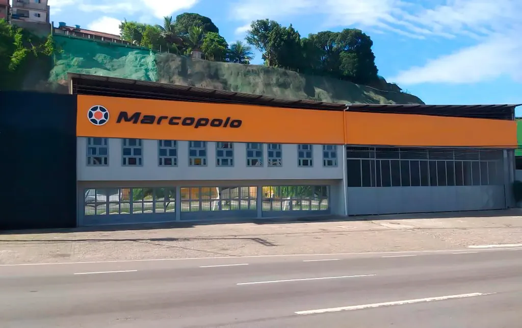 Nova filial da Marcopolo em Cariacica (ES) (Divulgação)