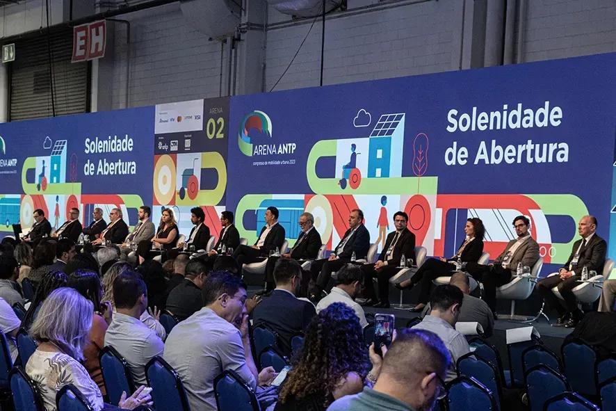 Solenidade de abertura da Arena ANTP 2023 (Foto: Bárbara Kierme)