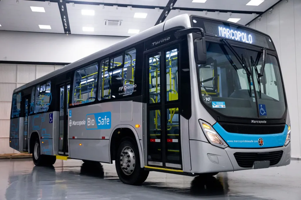 Novas soluções Marcopolo BioSafe para urbanos