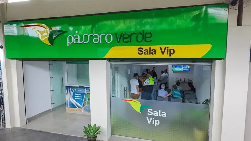 Sala Vip da Pássaro Verde (Foto: Lucca Ávila)