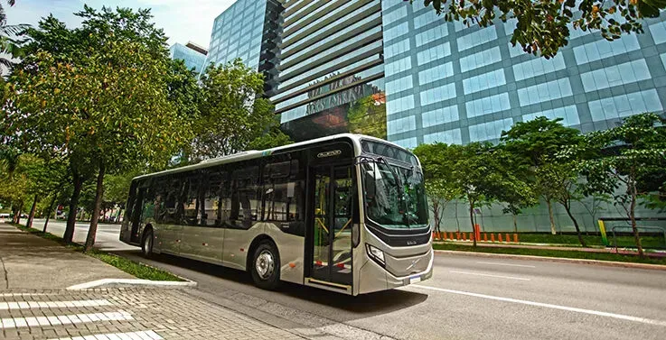 Novos ônibus contam com chassi Volvo B320R (Divulgação)