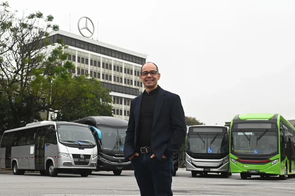 Walter Barbosa, vice-presidente de vendas, marketing e peças & serviços ônibus da Mercedes-Benz do Brasil (Divulgação)