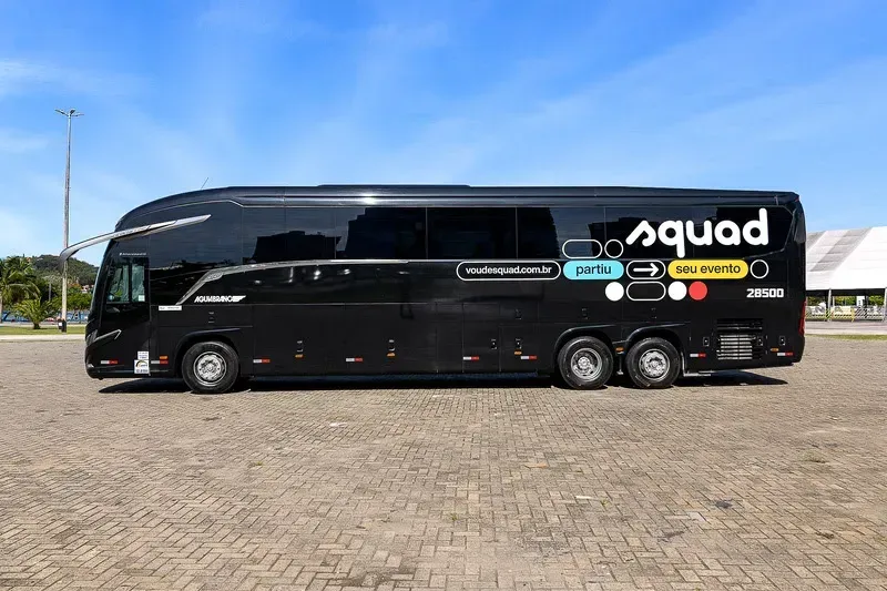 A empresa atua como transportadora oficial de grandes eventos (Divulgação)