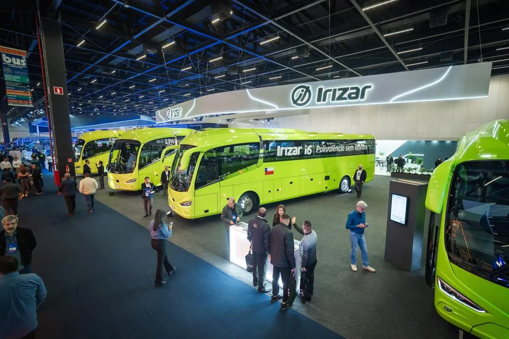 Participação da Irizar Brasil na Lat.Bus 2026 (Foto: Márcio Bruno Photo/Divulgação OTM Editora)
