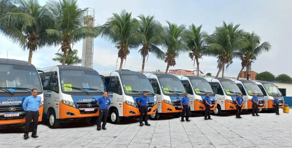 Os micro-ônibus Volare serão usados para fretamento (Divulgação)