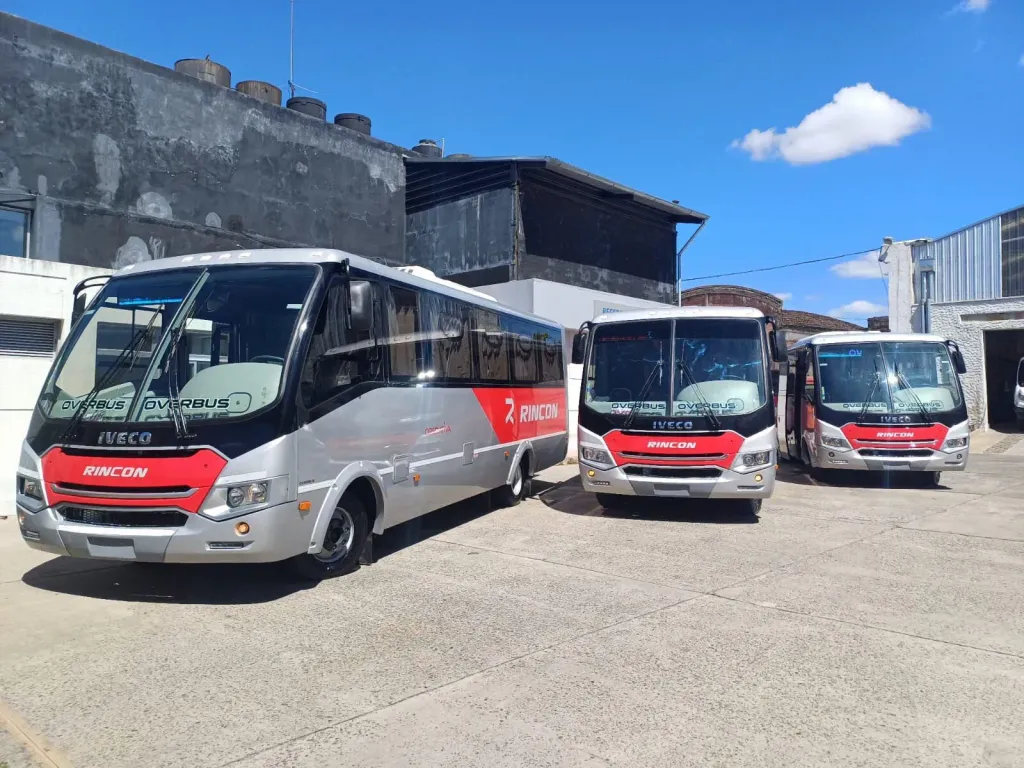 Chassis BUS 10-190 entregues para a Transportes Rincón (Divulgação)