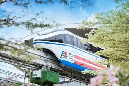 O Bahia SkyRail será parcialmente construído acima do mar (Divulgação)