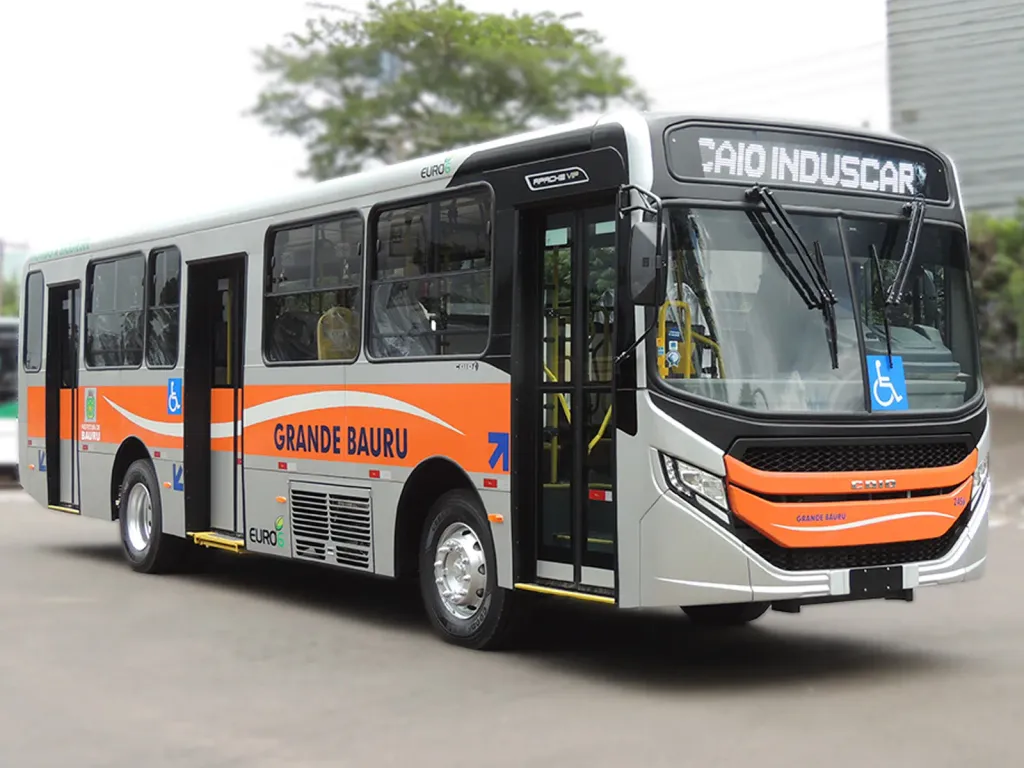 Todos os ônibus adquiridos pela Grande Bauru têm tecnologia Euro 6 (Divulgação)
