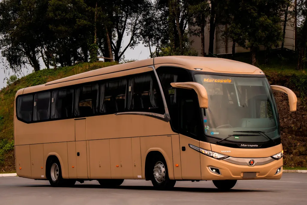 Os cinco ônibus Paradiso G7 1200 possuem chassis Volvo B11R (Divulgação)
