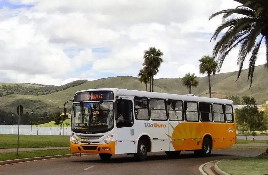 A Via Ouro atua no transporte urbano de Nova Lima, Minas Gerais