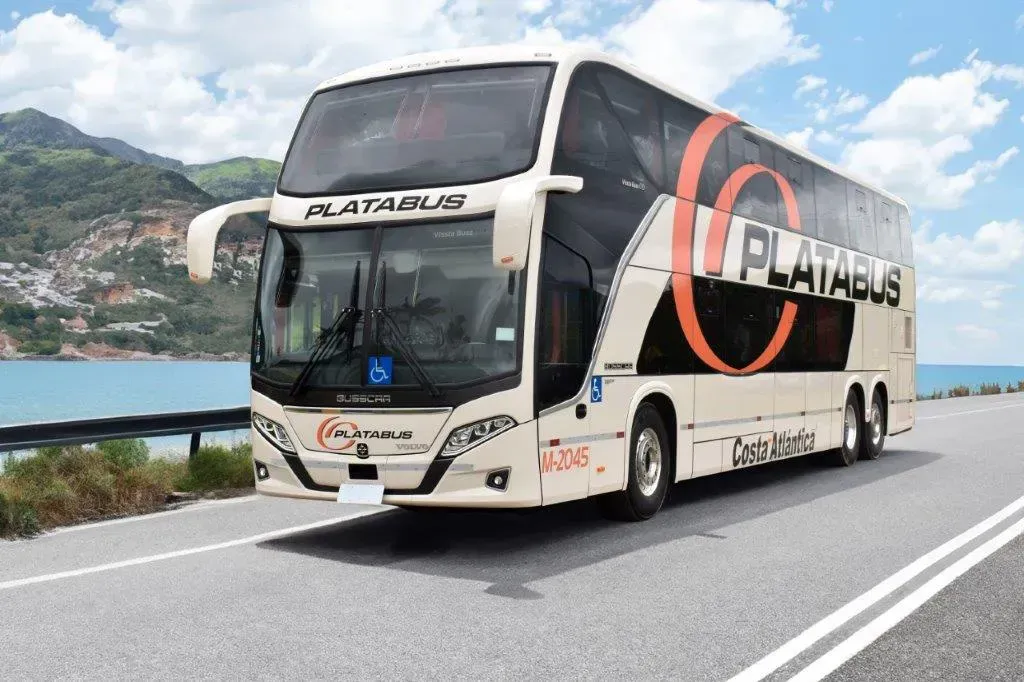 Vissta Buss DD chassi Volvo B450R 6X2 (Divulgação)