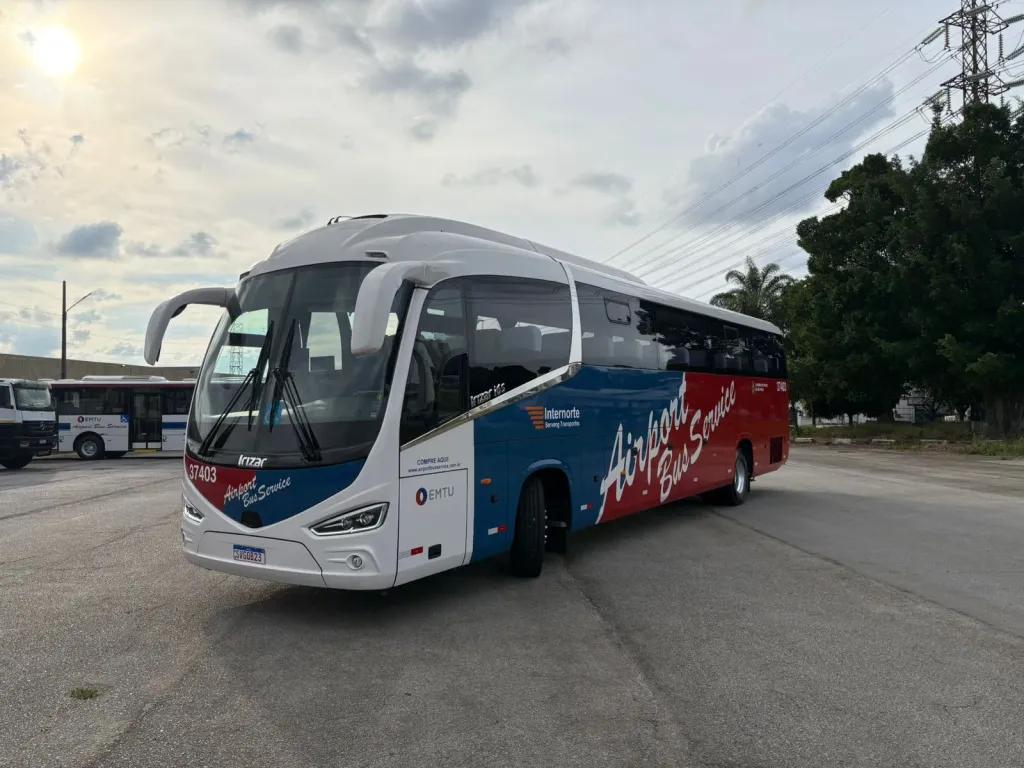 A Serveng Transportes modernizou a frota do Serviço Airport Bus Service (Divulgação)
