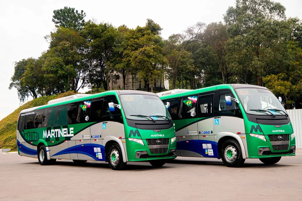 Veículos entregues à Martinele Transportes e Locações (Divulgação)