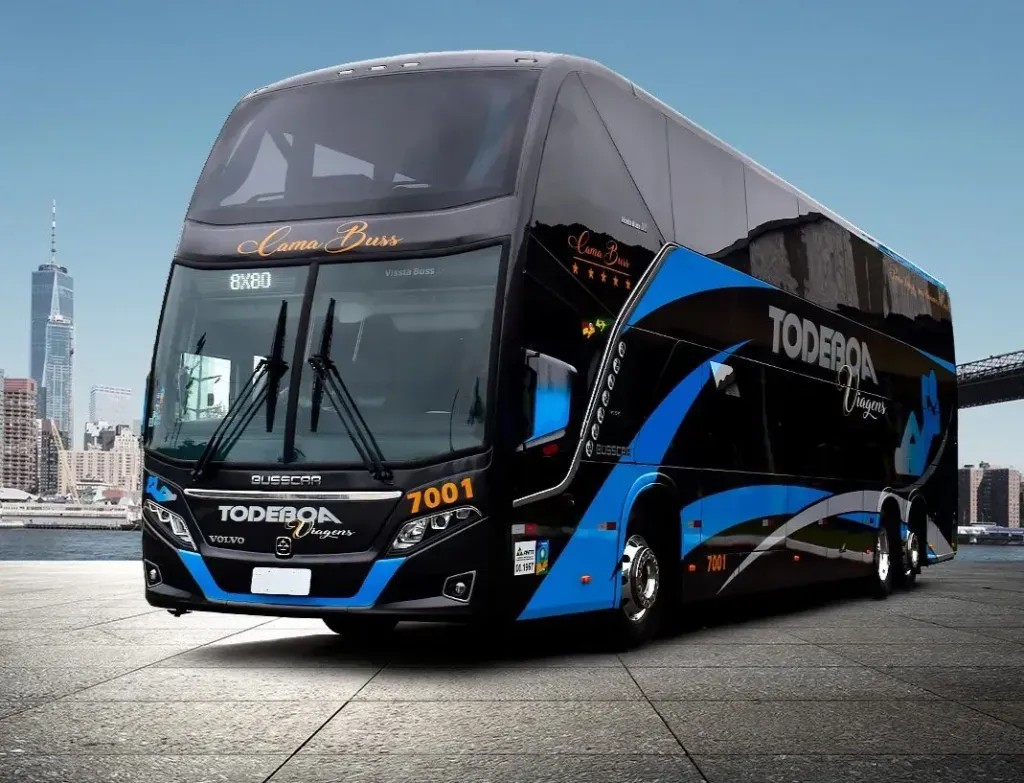Vissta Buss DD entregue à Todeboa Viagens (Divulgação)