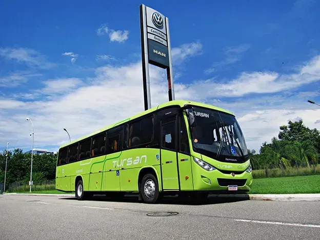 A frota da Tursan é composta com 100% de chassis Volksbus (Divulgação)