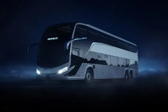 A Marcopolo fez importantes lançamentos no período, como a Geração 8 (Imagem: Julio Soares)