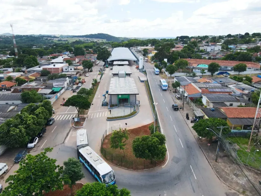 Terminal Novo Mundo, em Goiânia (Foto: Edinan José Ferreira/ SGG)