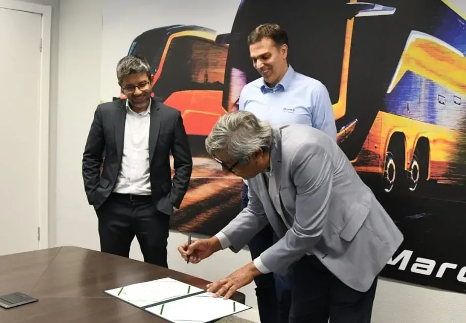 Cerimônia na sede da empresa em Caxias do Sul oficializou a iniciativa (Divulgação)