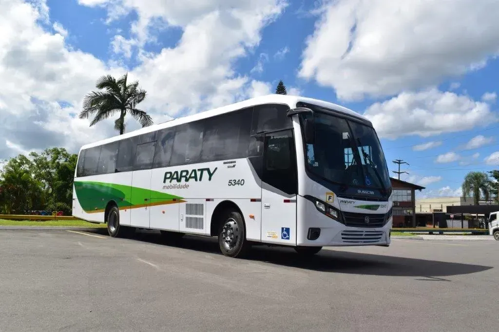 Modelo El Buss FT entregue à Viação Paraty (Divulgação)