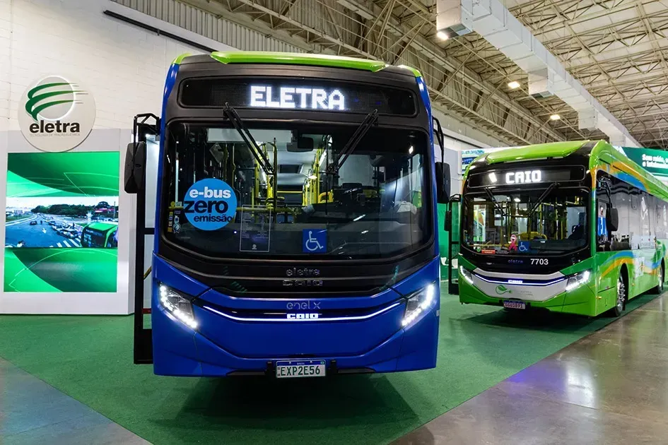A indústria mostrou que está preparada para fornecer ônibus elétricos (Foto: Bárbara Kierme)