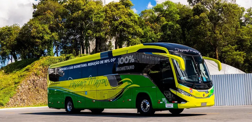 Paradiso G8 1050 movido a biometano (Divulgação)