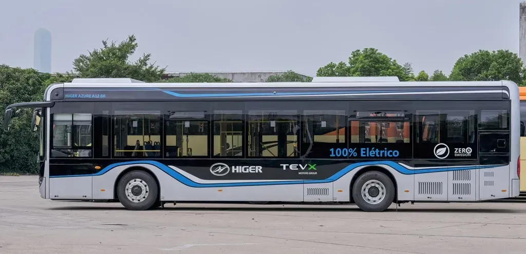A TEVX Higer vai produzir inicialmente ônibus elétricos (Divulgação)