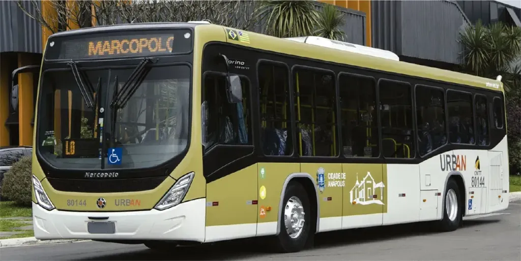 Os ônibus Volksbus com carroceria Torino da Marcopolo já começaram a circular em Anápolis