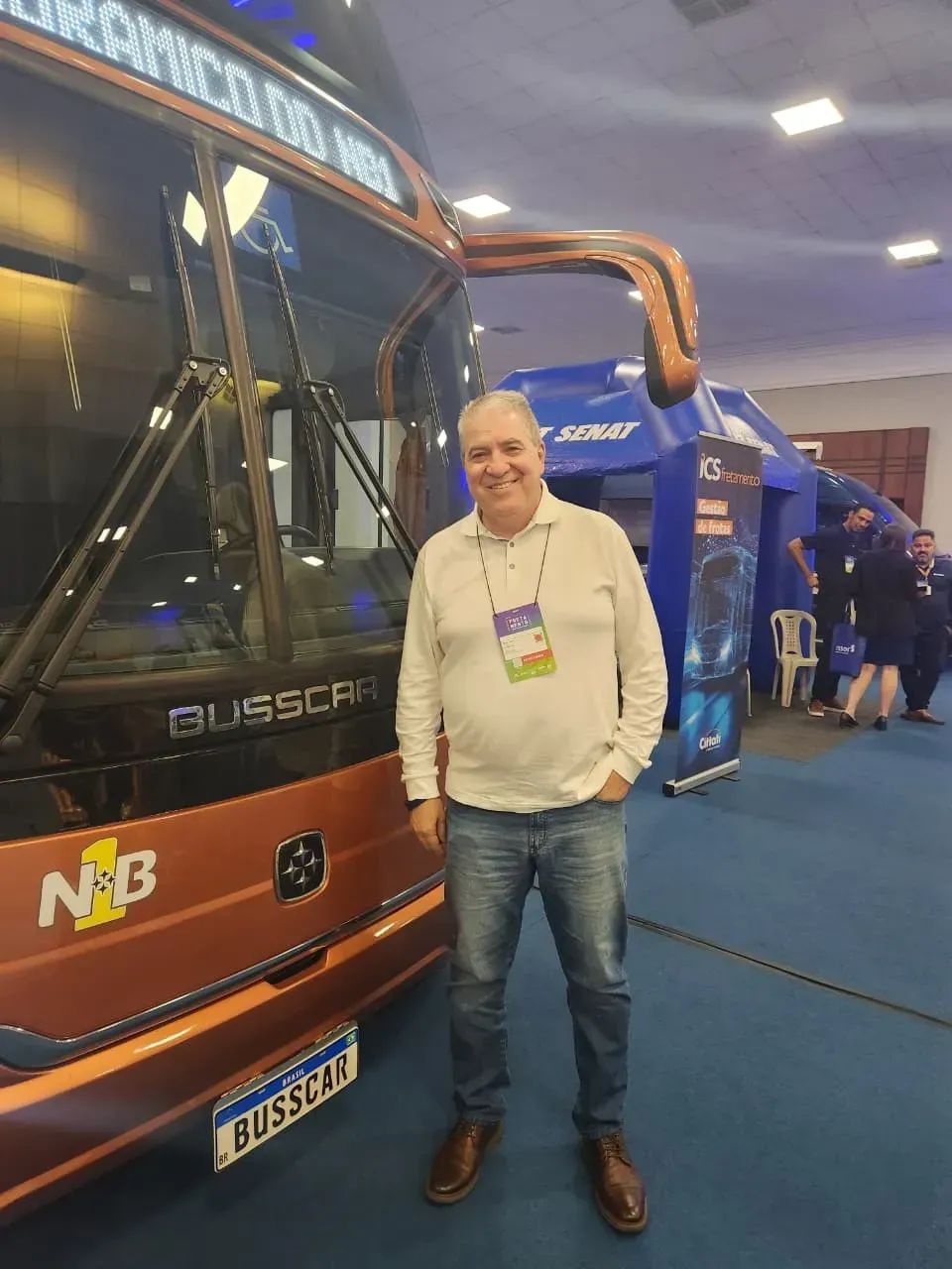 Paulo Corso, diretor comercial da Busscar (Foto: Márcia Pinna)