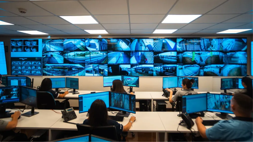 Cada viagem é monitorada pelo Centro de Controle Operacional (Imagem: Caique Lima)