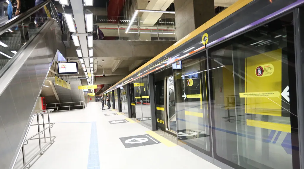 Linha 4-Amarela do metrô (Divulgação)
