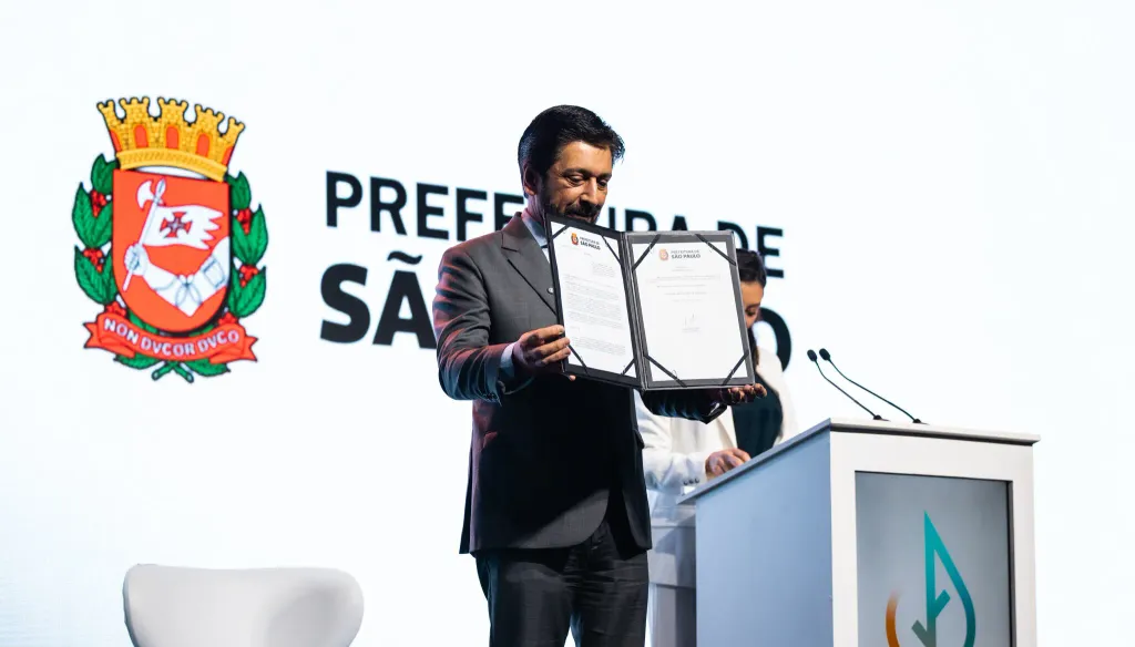Prefeito de São Paulo assinou decreto para utilização de biometano (Divulgação ABiogás)