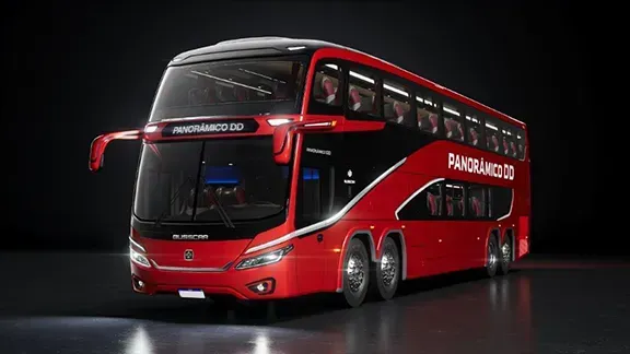 Panorâmico DD NB1 da Busscar (Divulgação)