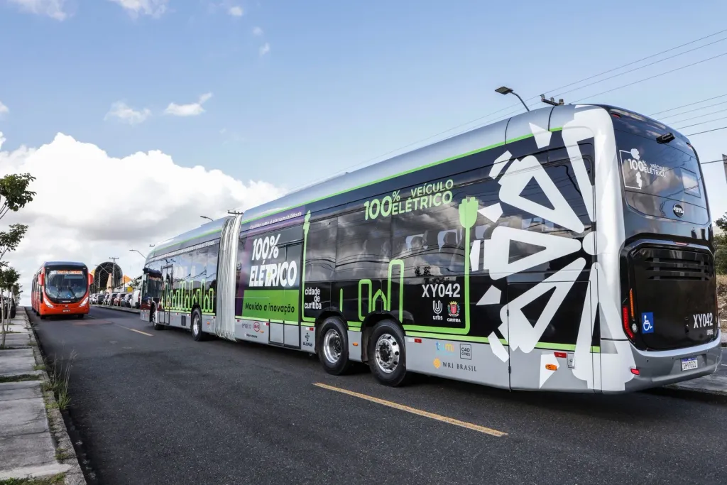 O teste é uma parceria entre a BYD e a Marcopolo (Divulgação Marcopolo)
