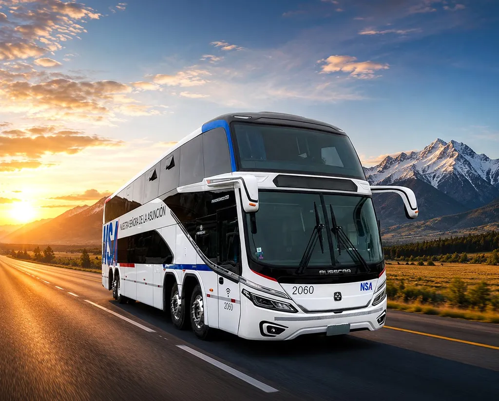 Panorâmico DD NB1 com chassi Scania K410C B8x2 (Divulgação)