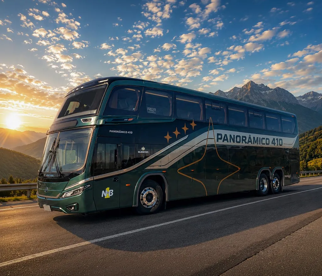 Novo Panorâmico 410 NB1 (Divulgação Busscar)