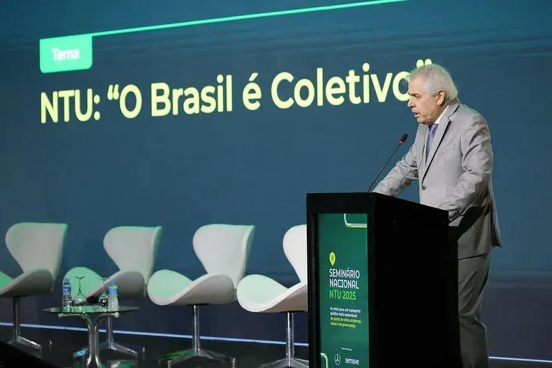 Edmundo Pinheiro durante o Seminário NTU 2025 (Arquivo OTM Editotra)