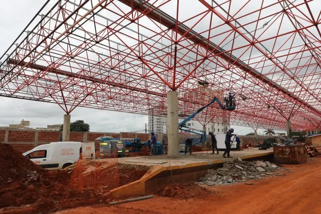 Terminal Novo Mundo está em obras (Foto: Metrobus)