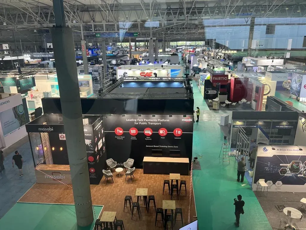 Espaço de exposição no Congresso UITP