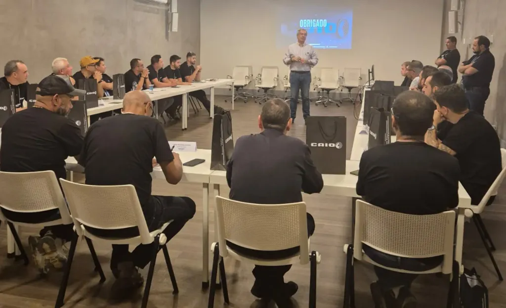 O evento reuniu equipes internas da Caio e representantes de empresas de Goiás e do Distrito Federal (Divulgação)