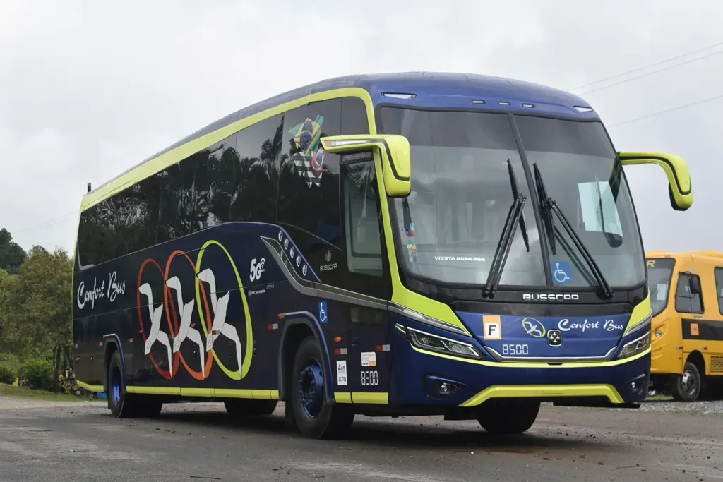 Vissta Buss 365, da família NB1 Busscar (Divulgação)