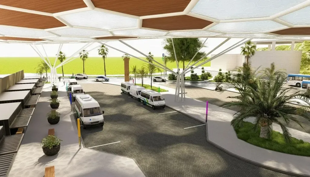 Terminal Intermodal da Rocinha: primeiro esboço do projeto (Divulgação PMRJ)