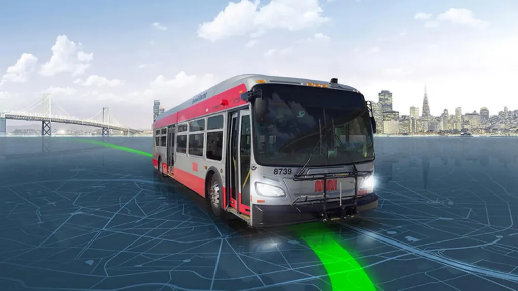 Ônibus com sistema de transmissão elétrica a bateria Série-EV da BAE Systems serão testados em São Francisco (Divulgação)