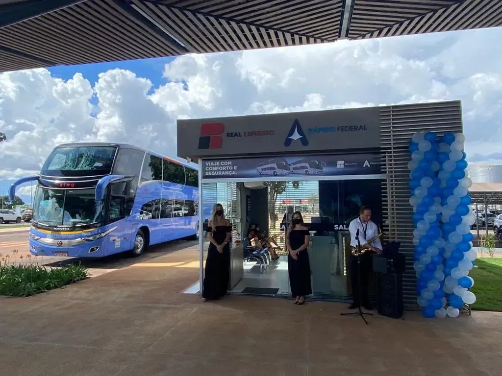 Inauguração de agência conceito no aeroporto de Brasília (Divulgação)