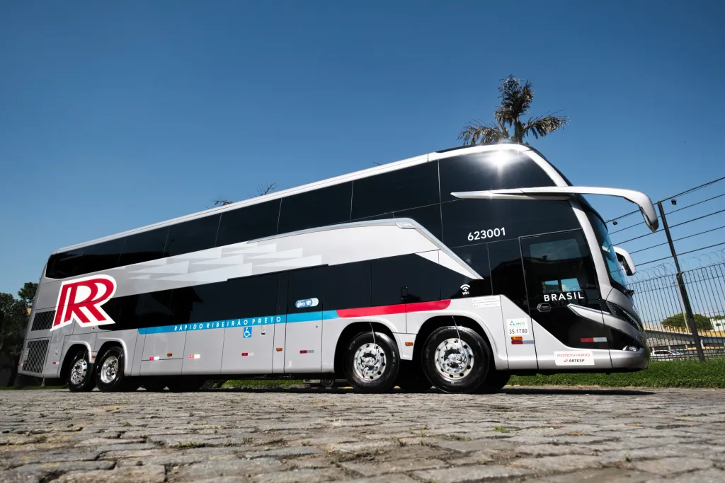 Na categoria Transporte Rodoviário de Passageiros, a vencedora foi a Viação Rápido Ribeirão Preto, do Grupo JCA (Imagens: Divulgação)